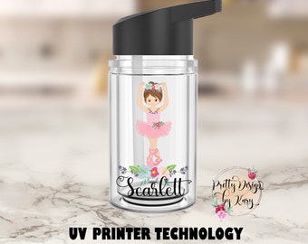 Ballerina Water Bottle | Ballerina Gifts | Ballet Water Bottle | Personalized Water Bottle | Kids Water Bottle | Ballerina Birthday | Ballet