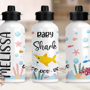 Baby Shark Water Bottle | Kids Water Bottle | Personalized Water Bottle | Personalize Baby Bottle | Baby Shark Birthday | Baby Shark Tumbler