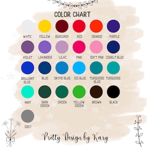 Puede incluir: Carta de colores con 17 muestras de colores diferentes. Los colores son: blanco, amarillo, burdeos, rojo, naranja, morado, violeta, lavanda, lila, rosa, rosa claro, azul cobalto, azul brillante, azul, azul cielo, azul hielo, azul turquesa, turquesa, menta, verde oscuro, verde, verde amarillo, marr&oacute;n, negro y gris.