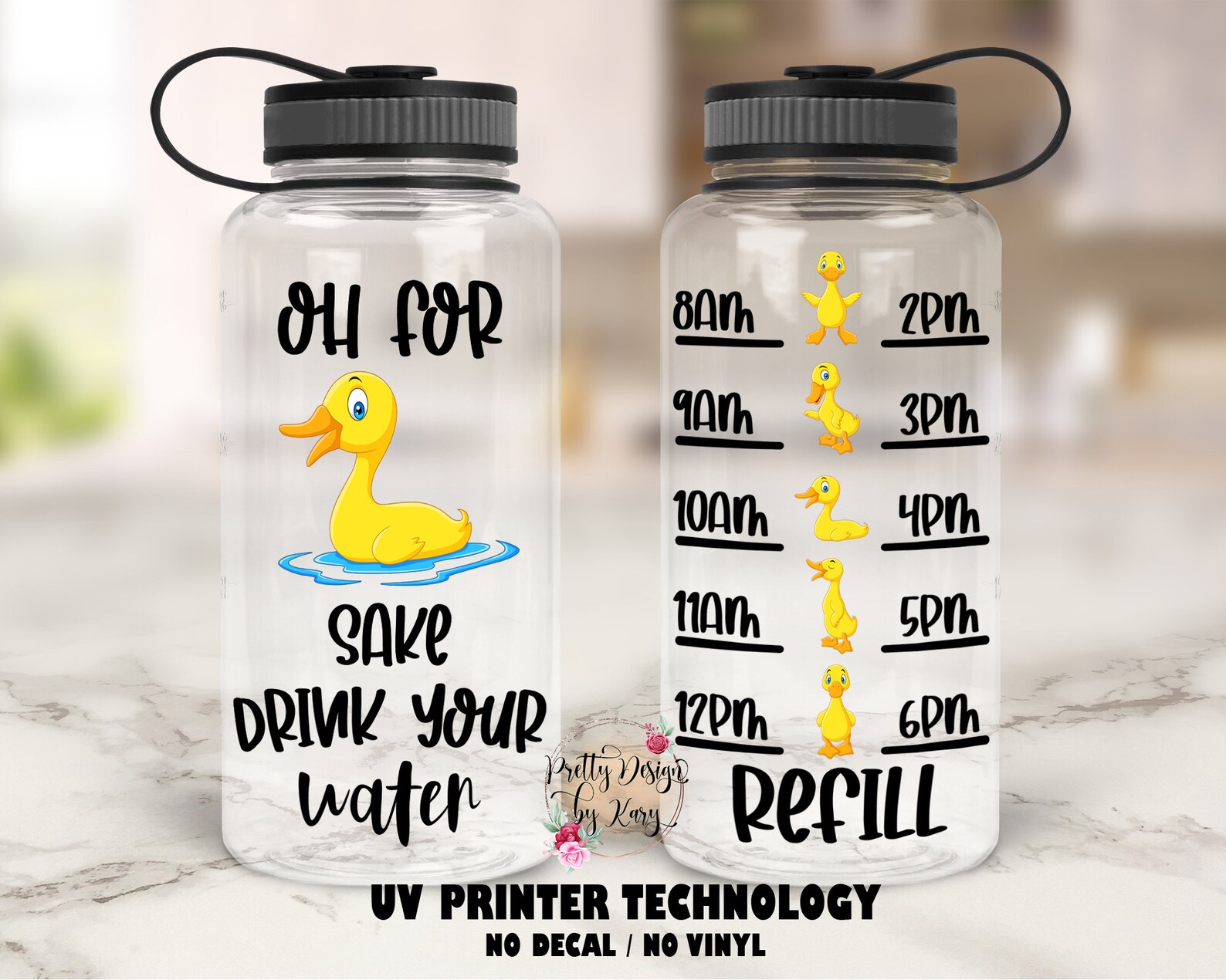 Duck Tumbler Duck Water Bottle Duck Gifts Cute Water Etsy