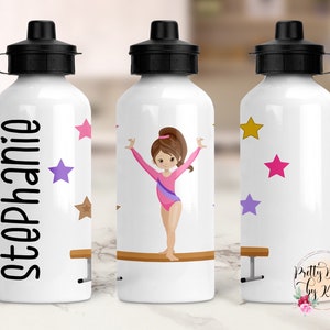 Gymnastics Water Bottle | Gymnastics Gifts | Gymnast Water Bottle | Personalized Water Bottle | Kids Water Bottle | Teen Gift | Gymnast Gift