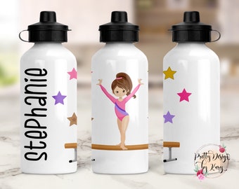 Gymnastics Water Bottle | Gymnastics Gifts | Gymnast Water Bottle | Personalized Water Bottle | Kids Water Bottle | Teen Gift | Gymnast Gift