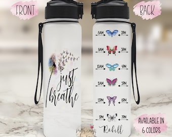 Butterfly Tumbler | Butterfly Water Bottle | Butterflies Water Bottle | Custom Water Bottle | Butterfly Gift | Butterfly Birthday | Tracker