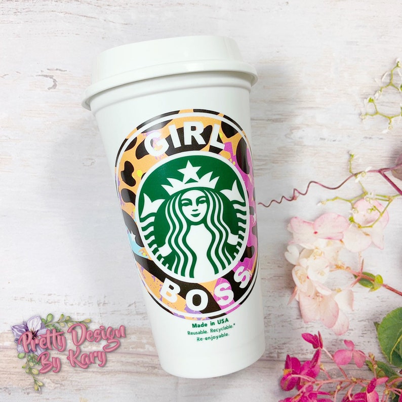 Girl Boss Starbucks Cup 16oz Starbucks Cup Personalized Etsy