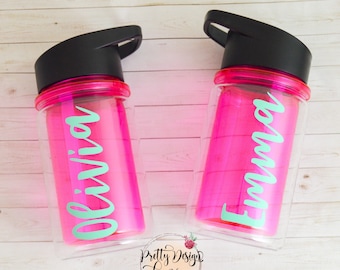 Personalize Kid Water Bottle | Personalize Sippy Cup | Custom Kids Water Bottles | Kids Bottle | Kids Party Favors | Wedding Party Kids |