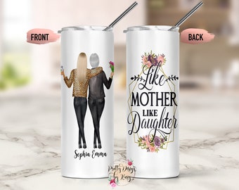 Mother Daughter Tumbler, Mother Daughter Gift, Mother Daughter Mug, Gift from Daughter, Gift from Mom, Mothers Day Gift, Mom Daughters