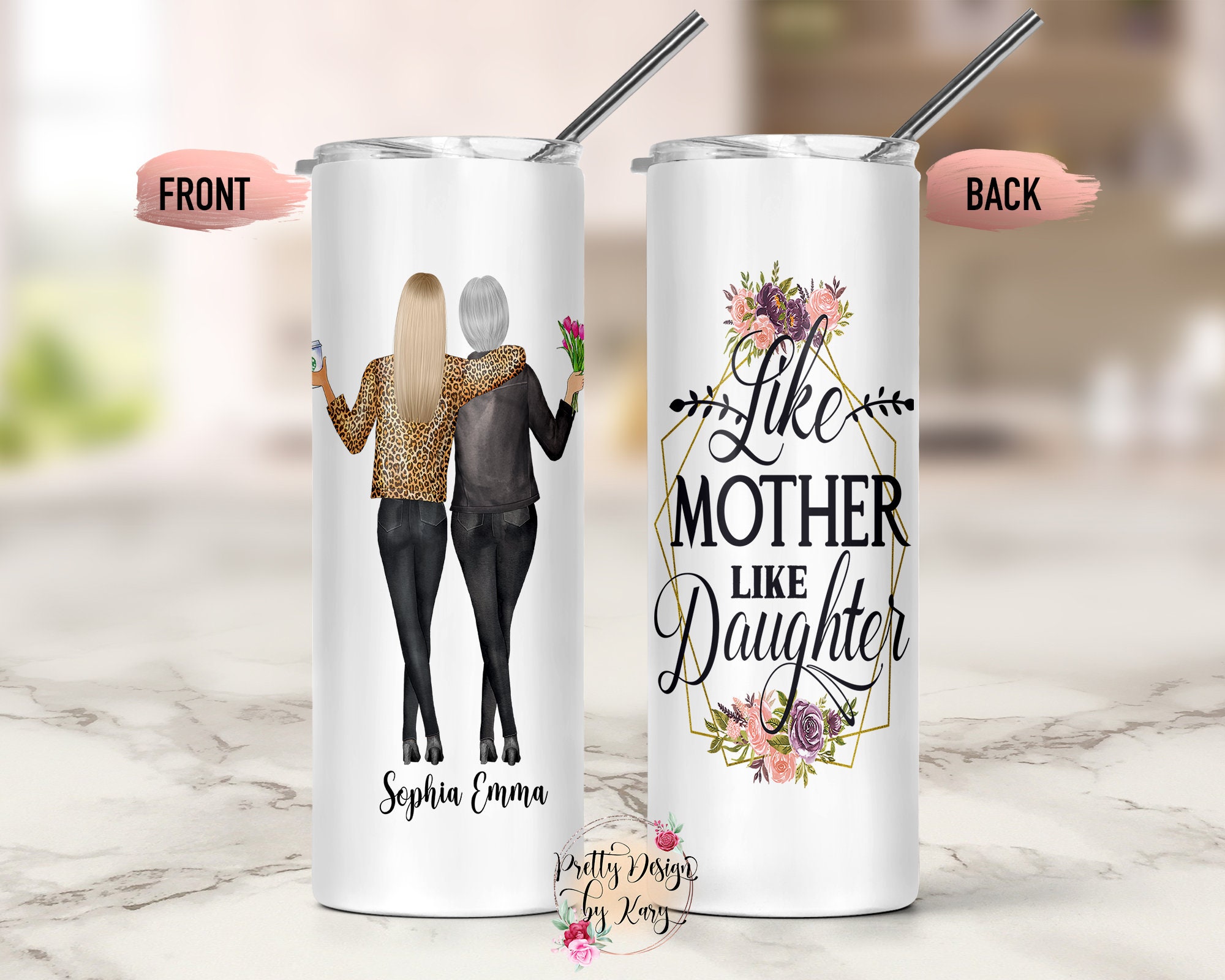 Mama Tumbler with Lid and Straw Best Mom Ever Cup Mom Tumbler Vacuum  Insulated Tumbler Mothers Day Gifts from Daughter Birthday Gifts for Mom