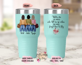 Sister Tumbler, Sister Gift, Sister Wine Tumbler, Custom Girl Mug, Best Friend Mug, Sister Mug, Sister Birthday Gift, Sister In Law Gift