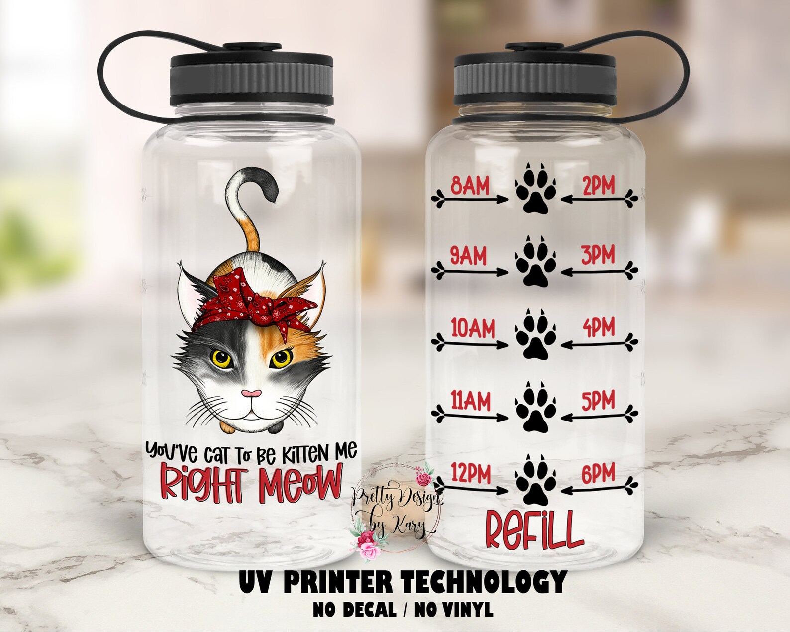 Cat Water Bottle Funny Water Bottle Cat Lover Gift Etsy New Zealand