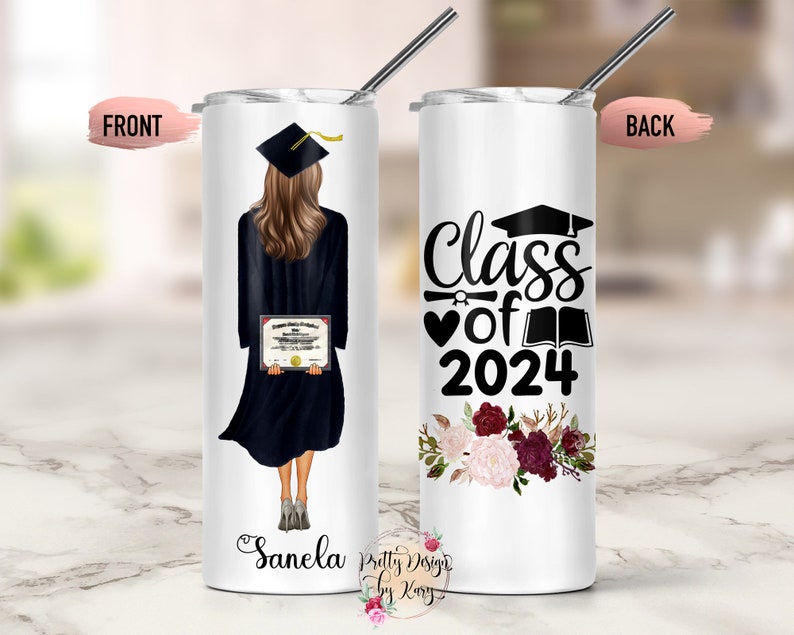 Graduation Tumbler | Graduation Gift | Graduation Class Of 2024 | Graduation 2024 | Collage Graduation | Graduation 2024 | Grad Gift