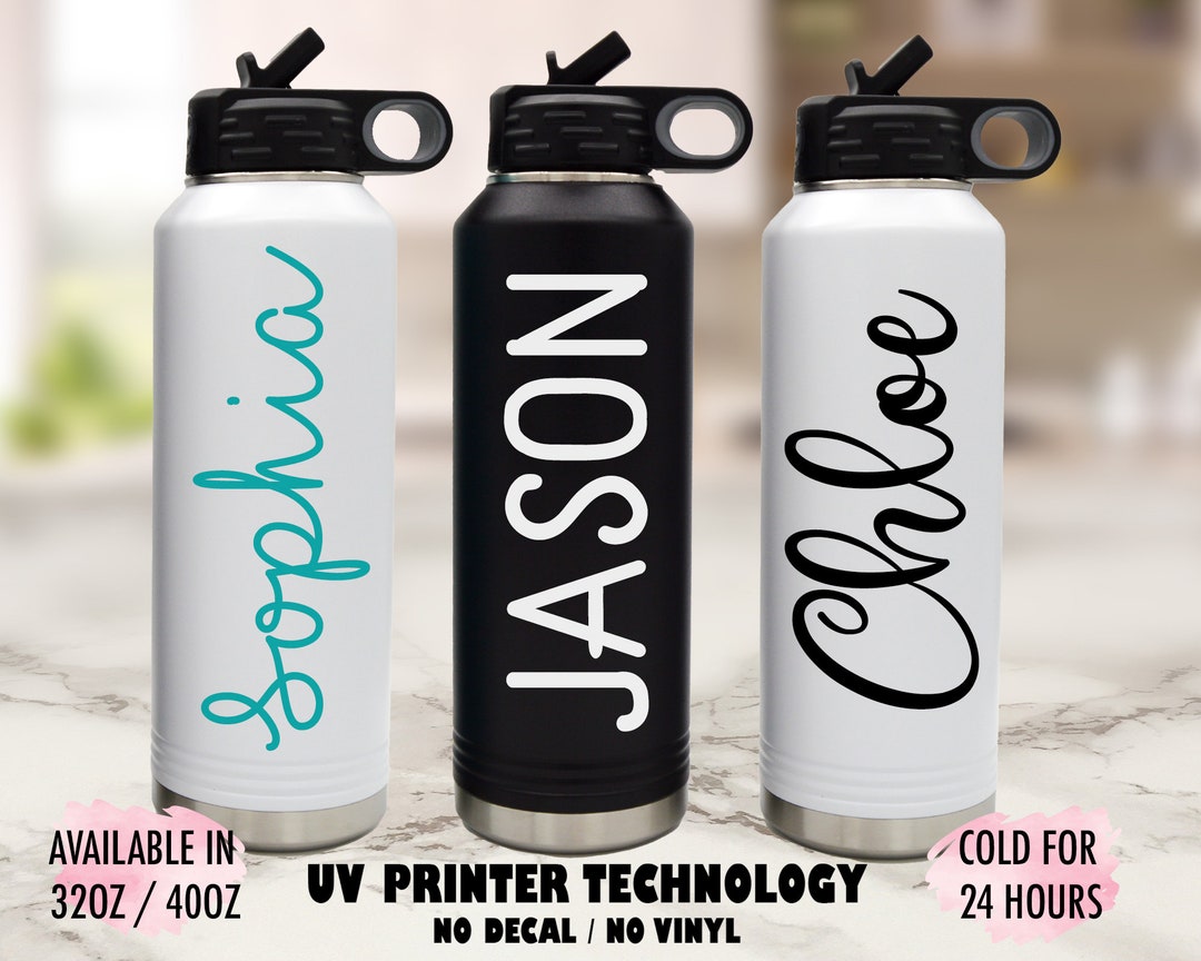 Stainless Steel Water Bottle | Custom Water Bottle | Personalized Water ...