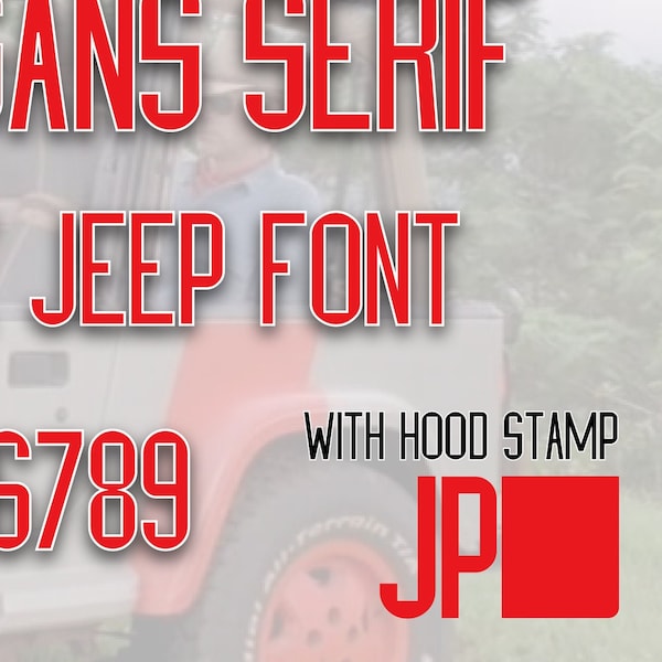 Hammond Sans Serif - Jurassic Park Jeep Font .ttf