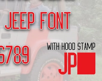 Hammond Sans Serif - Jurassic Park Jeep Font .ttf