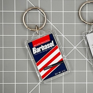 Barbasol Cryo Can Keychain Jurassic Park (Keychain only)