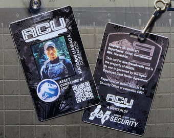 Jurassic World ACU Custom Photo ID Badge