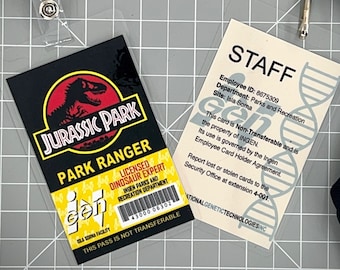 Jurassic Park Ranger ID Badge [Black]