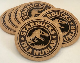 Starbucks: Isla Nublar Cork Coaster Set