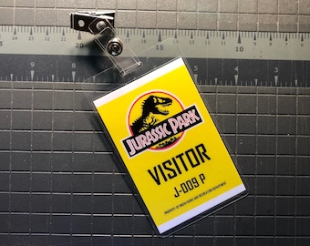 Jurassic Park Visitor ID Badge [Yellow]