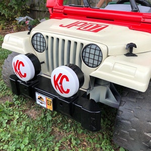 Mini Jurassic Park License Plate for Power Wheels Jeep Pair image 8