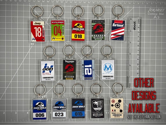 Jurassic Park Joop Keychain - Etsy