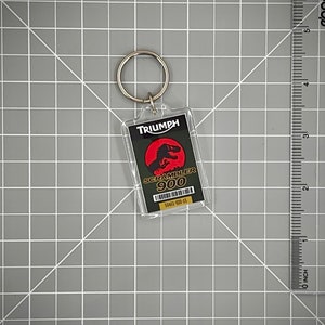 Jurassic World Triumph Scrambler 900 Keychain image 3