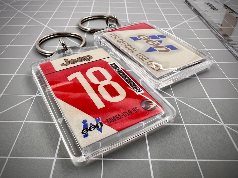 Jurassic Park Joop Keychain image 2