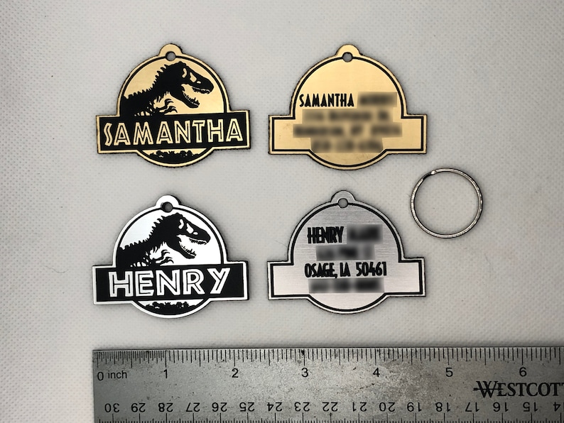 Jurassic Park Dog ID Tag image 4