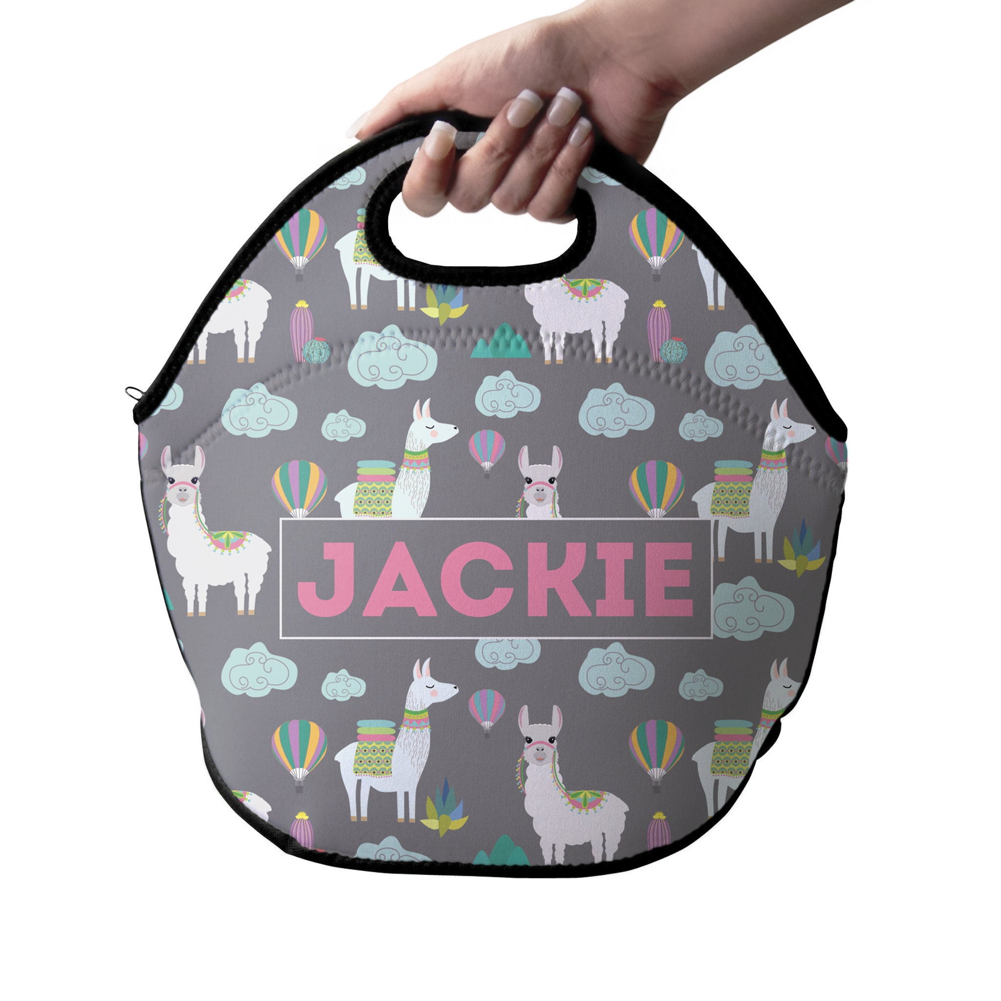 llama lunch tote