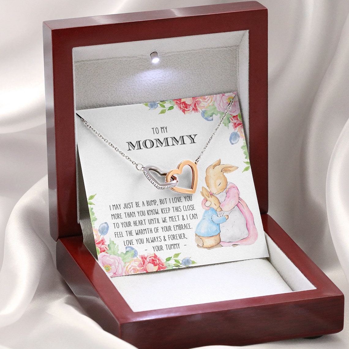 Baby Bump Jewelry Pregnancy Gift for First Time Mom Pregnant Etsy