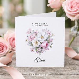 Personalized Friend Birthday Card