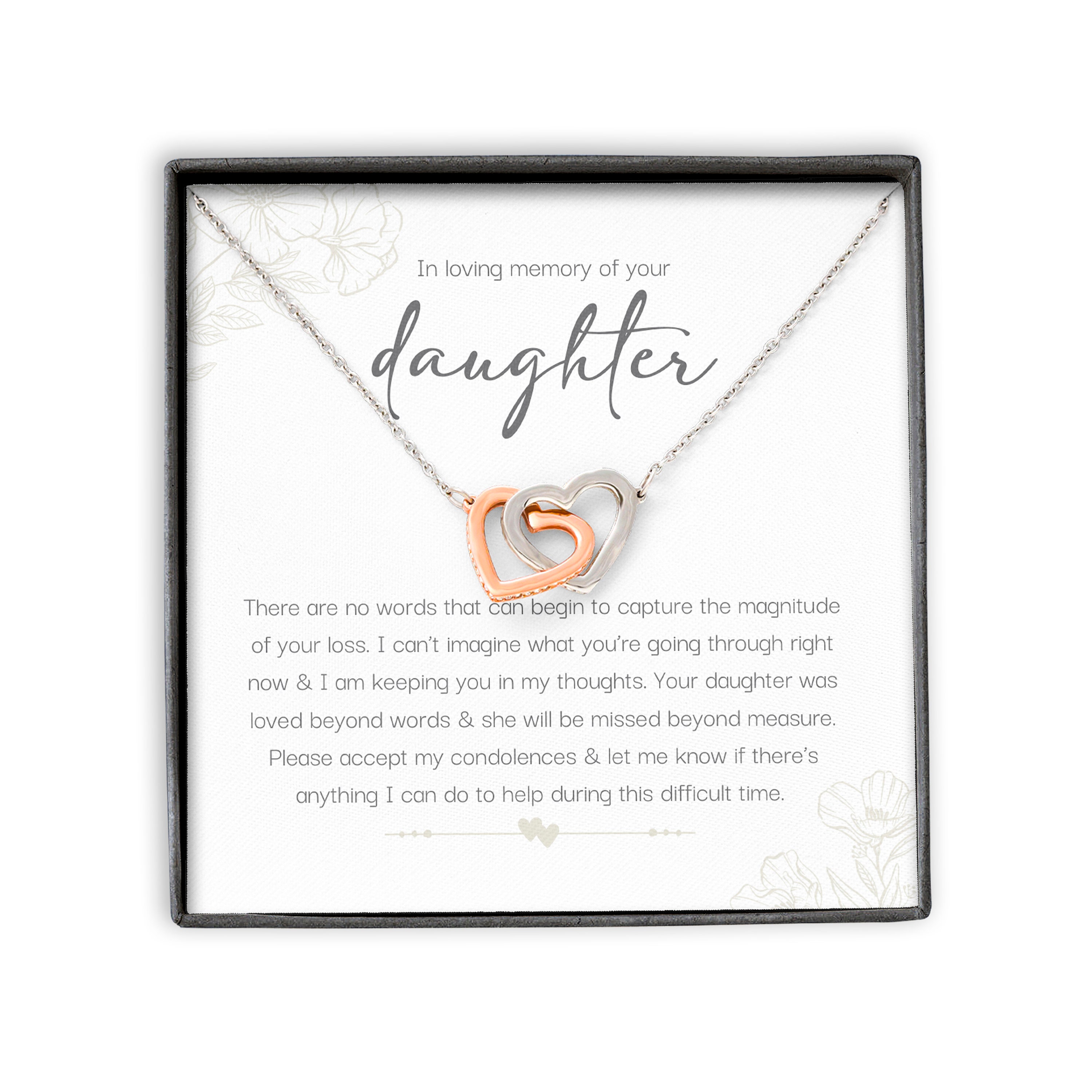 Bereavement Gift For Loss of Daughter In Loving Memory Of Etsy
