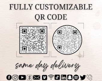 Digital QR Code Download | Perfect for  Social Media, Website, Small business, Scan to pay | Never Expires | Within 12 hours