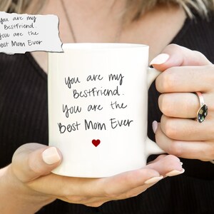 Mug pour maman, note manuscrite sur un mug, cadeau maman, cadeau grand-père, mug personnalisé, message manuscrit, mug à café, cadeau personnalisé, mug préféré