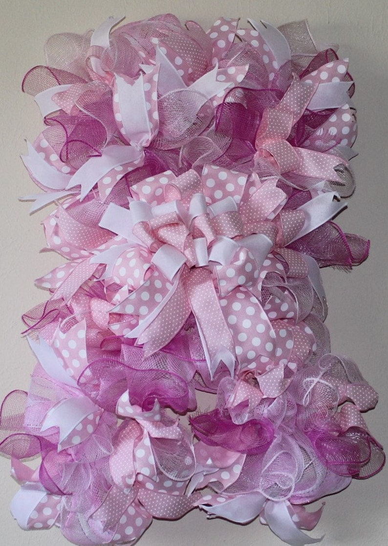 Breast Cancer Awareness Hope Wreath Pink Cancer Survivor Etsy