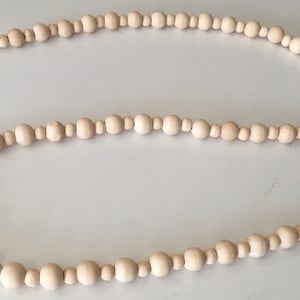 Wooden Bead Garland