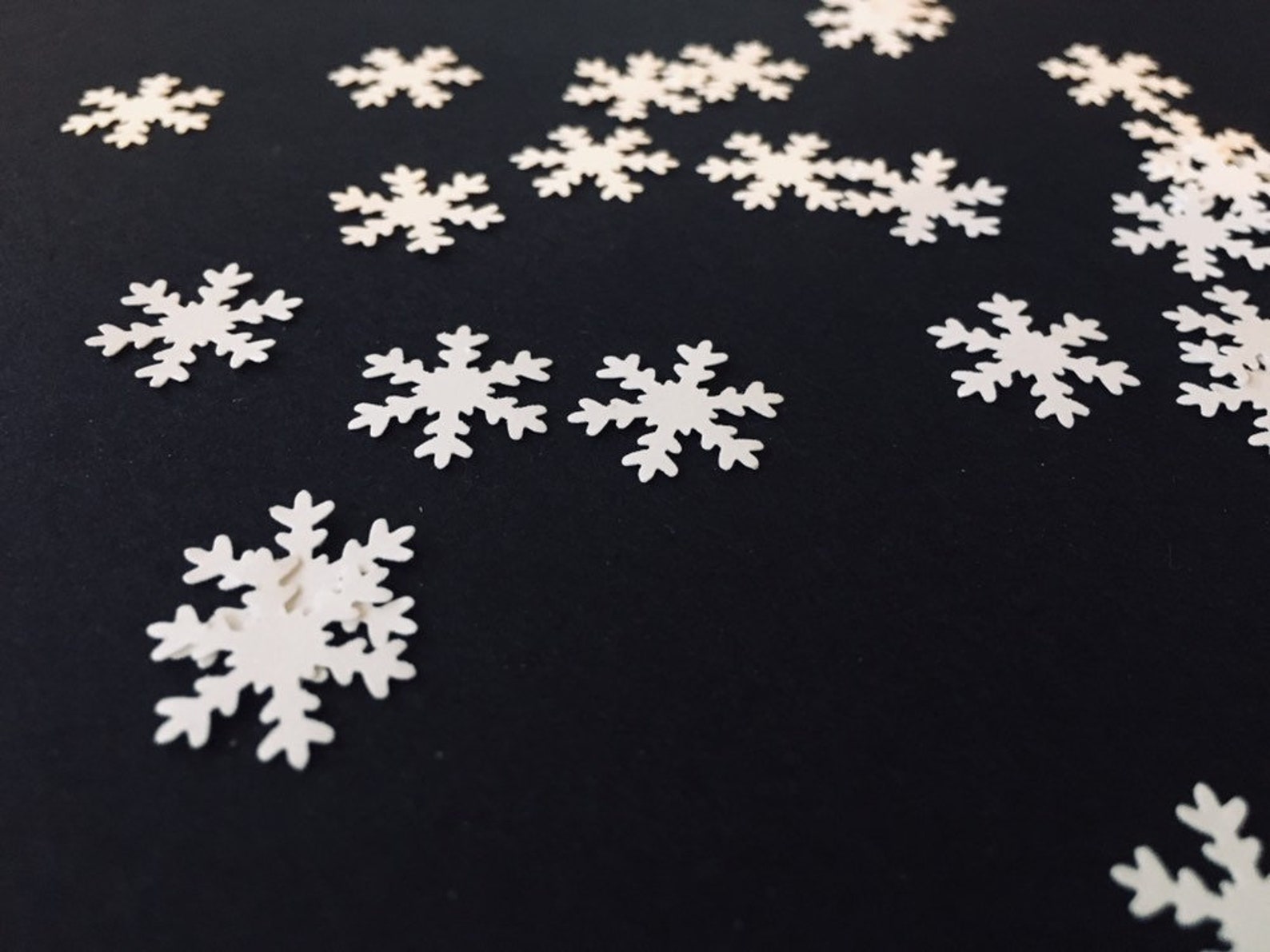 Snowflake Confetti Etsy