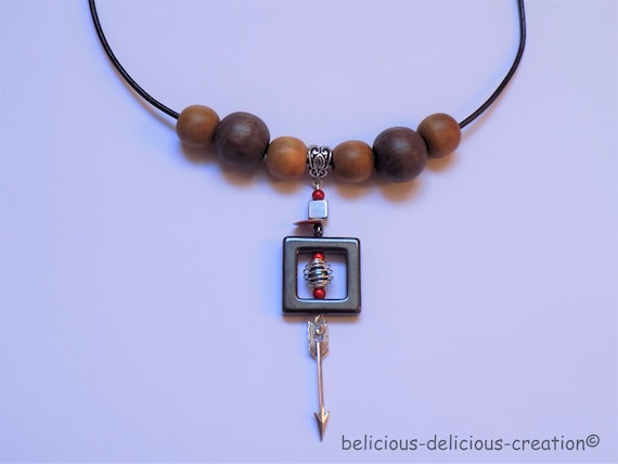 collier homme cuir long collier homme cuir long