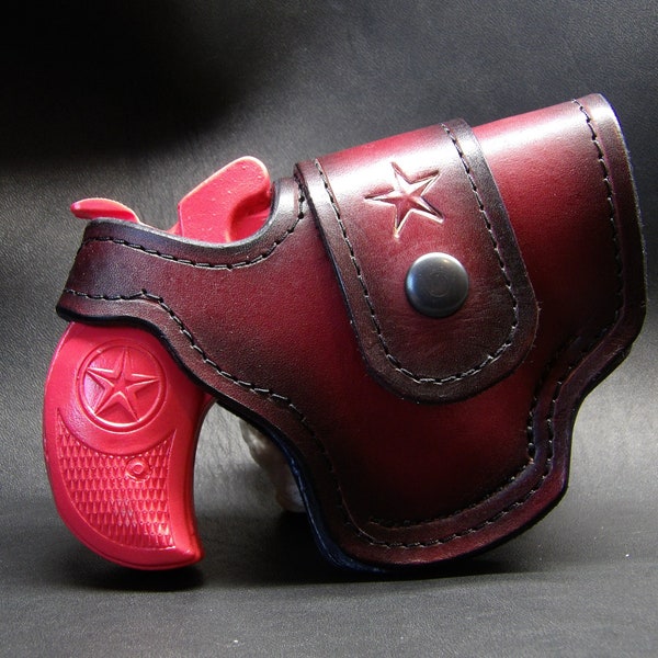 Bond Arms  Derringer, Driving or Cross Draw Leather Holster 2.5 to 3.5 inch Barrel