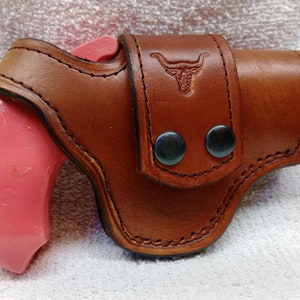 Bond Arms Driving Cross Draw  4.25 inch Barrel Leather Holster