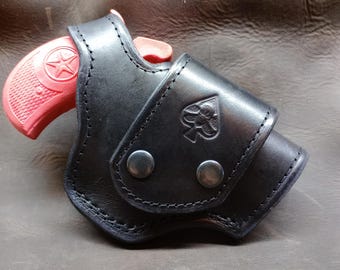 Bond Arms Fahren Cross Ziehen 4,25 Zoll Barrel Lederhalfter