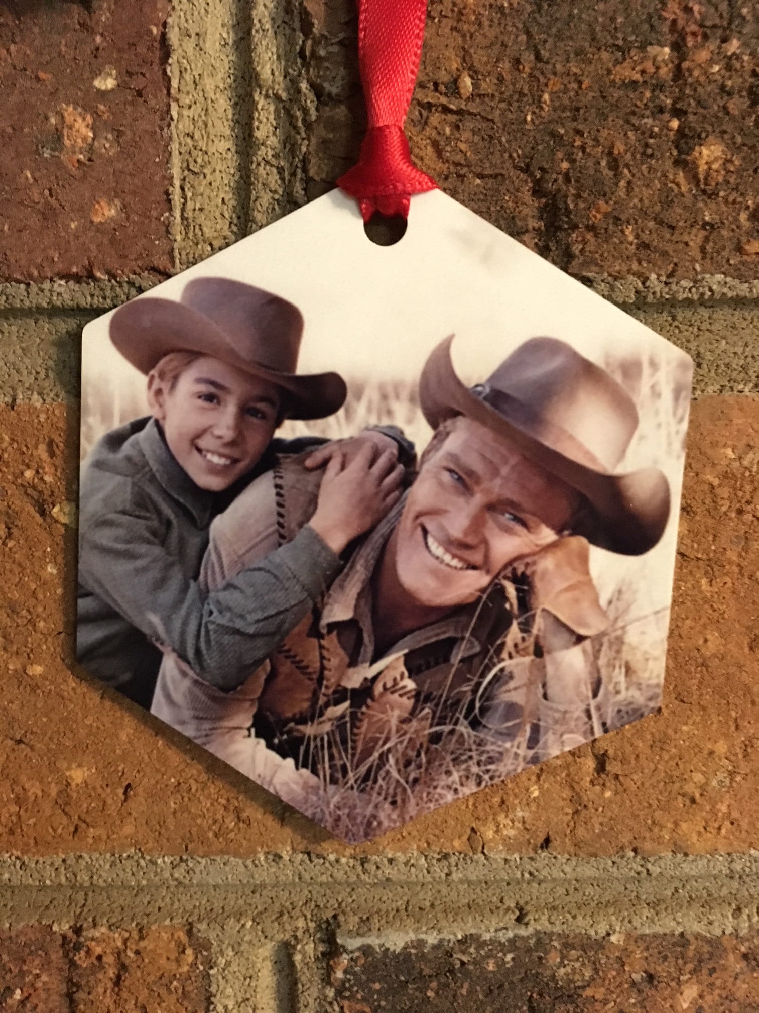 The Rifleman Mark & Lucas McCain Christmas Ornament In Color Etsy