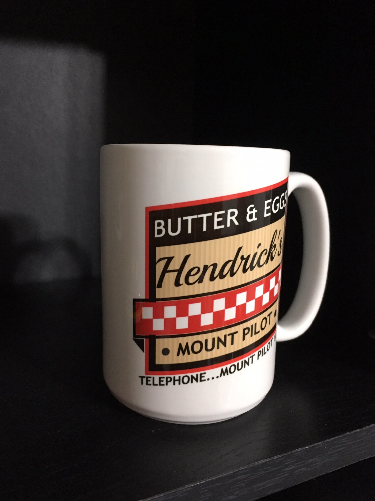 15 Oz Ceramic Mug Hendricks Butter and Eggs Inspired by the Etsy