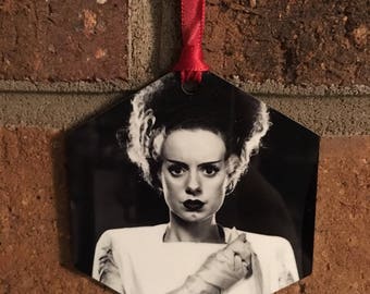 The Bride Of Frankenstein Halloween - Christmas Ornament Decoration