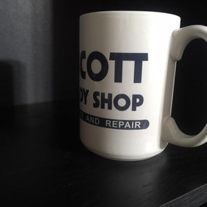 Keith Scott Body Shop Service And Repair 15 Oz Ceramic Mug One Tree hill image 6