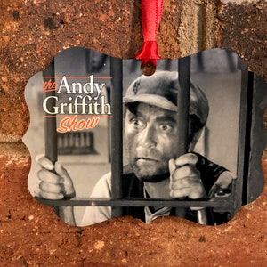 The Andy Griffith Show Ernest T Bass Aluminum Christmas Ornament