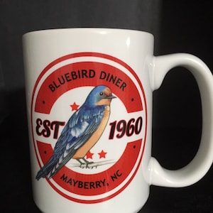 Bluebird Diner - 15 oz Coffee Mug - Inspired By The Andy Griffith Show