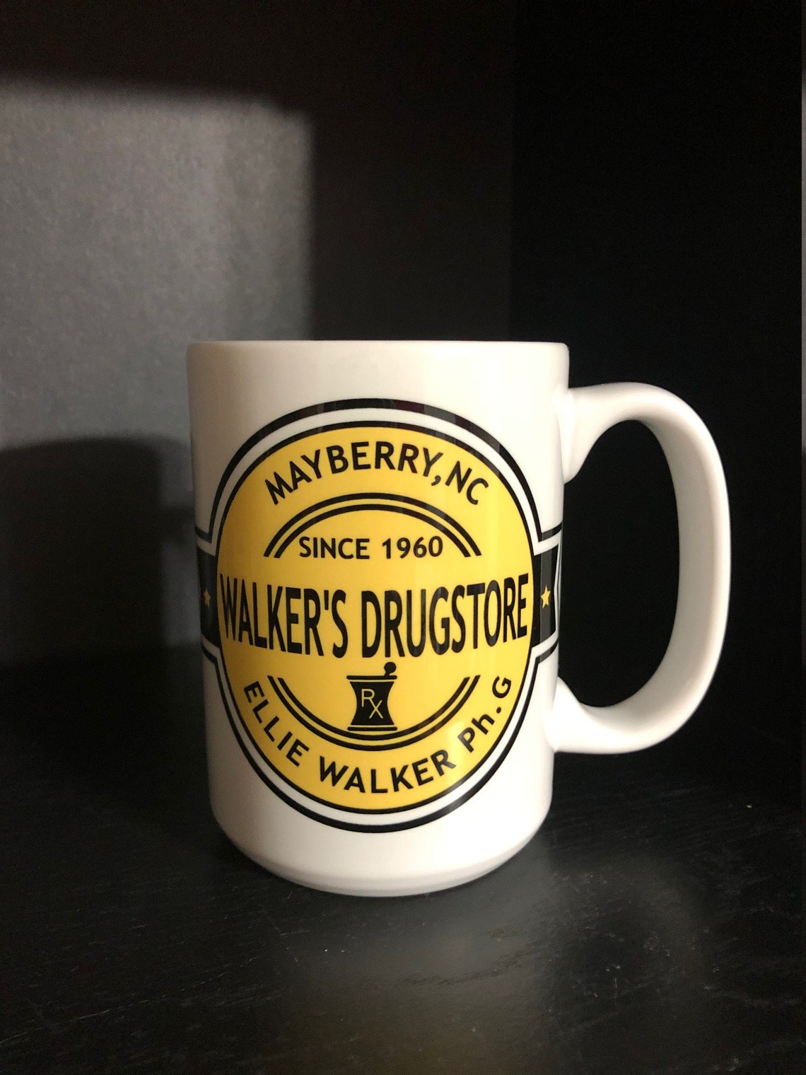 Walkers Drugstore 15 Oz Ceramic Mug Inspired by the Andy Etsy