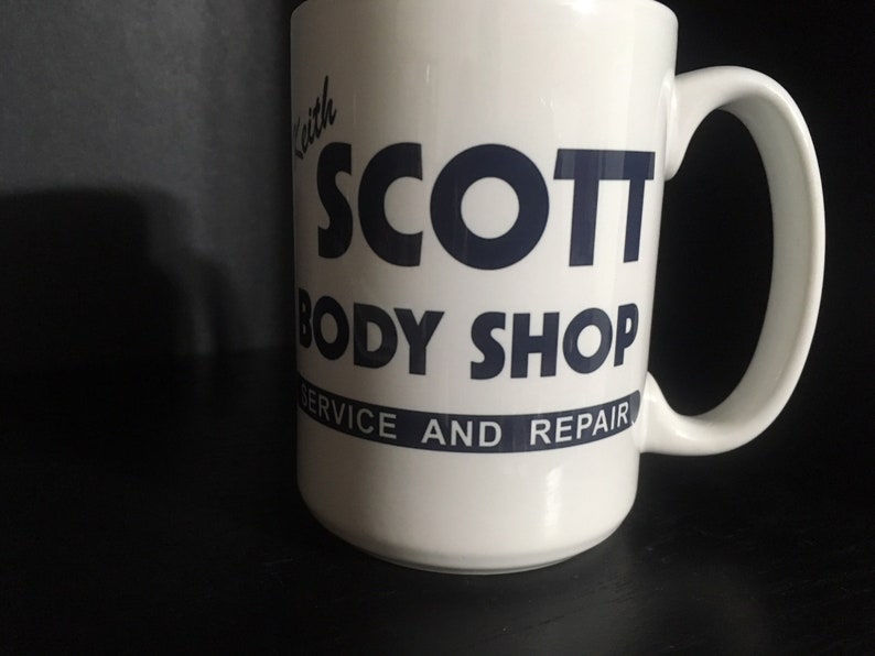 Keith Scott Body Shop Service And Repair 15 Oz Ceramic Mug One Tree hill image 7