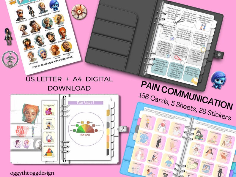COMMUNICATION Cards for PAIN: Printable Pdfs for Chronic Pain - Etsy