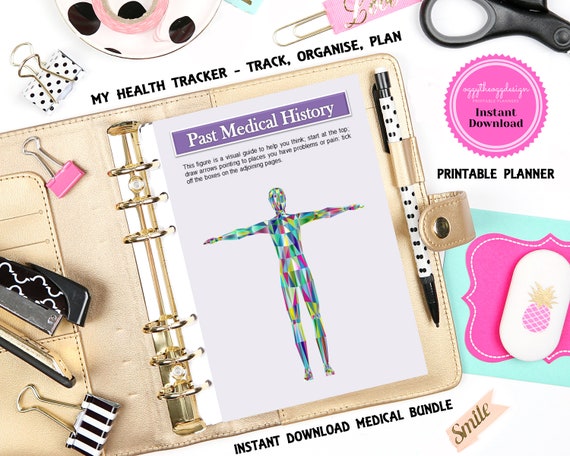 Printable Medical Planner TRACK ORGANISE PLAN All Your | Etsy